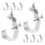 16 Pcs Light Clamp Aluminum Truss Clamp Hook For Spot Lights 3