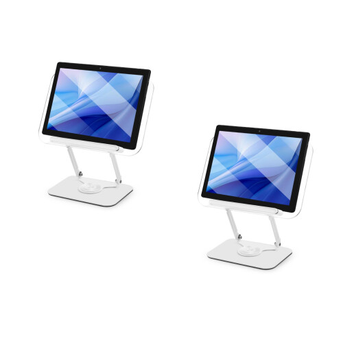 2Pcs Adjustable Book Holder Stand For Reading Laptop With Page Clips 1