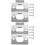 4 Pcs Deadbolt Strike Plate Door Reinforcement Kit 7