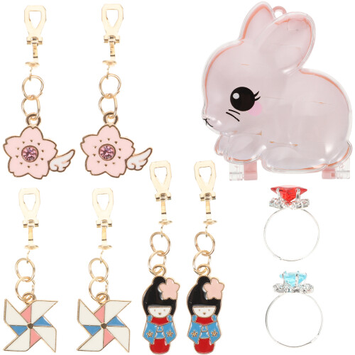 4 Sets Children Ear Clips Kids Ear Decoration