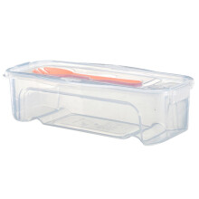 Microwave Pasta Cooker With Strainer 1.3L, Lid And Fork, Heat-Resistant Transparent Spaghetti Noodle Microwave Cookware