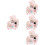 4 Sets Children Ear Clips Kids Ear Decoration 6
