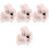 4 Sets Children Ear Clips Kids Ear Decoration 3