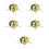 5Pcs Acrylic Dotting Pen For Manicure And Diamond Art 9