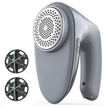 (Grey)Fabric Shaver, Rechargeable Lint Remover,remove Fuzz For Clothes, Sweater, Couch, Blanket, Curtain, Wool, Cashmere