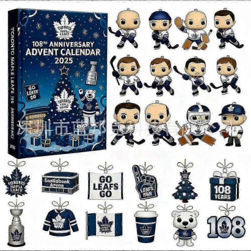Toronto Maple Leafs 108th Anniversary Christmas Countdown Calendar 1