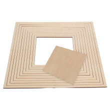 4 Sets Pottery Tools Wooden Square Mold For Rim Shaping