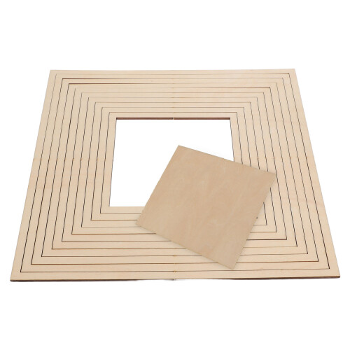4 Sets Pottery Tools Wooden Square Mold For Rim Shaping