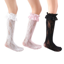 Baby Socks Knee High Stockings Assorted Colors Breathable Lace