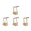 4Pcs Parrot Rope Swing And Stand Perch With Seagrass Platform 8