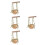 4Pcs Parrot Rope Swing And Stand Perch With Seagrass Platform 9
