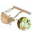 4Pcs Parrot Rope Swing And Stand Perch With Seagrass Platform 11