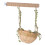 4Pcs Parrot Rope Swing And Stand Perch With Seagrass Platform 2
