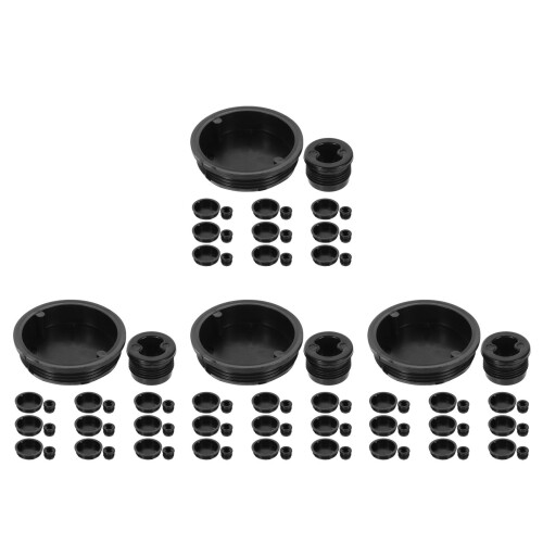 80 Pcs Bung Cap For Gallon Barrel Plastic Drum Replacement 1