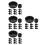 80 Pcs Bung Cap For Gallon Barrel Plastic Drum Replacement 4