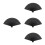 4Pcs Bamboo Vintage Silk Foldable Fan For Women 8