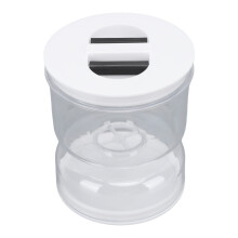 Leak-Proof Pickle Jar ABS Separator with Flip Strainer - BPA Free 2.5L