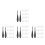 4Pcs Blending Stumps For Sketch Drawing With Replacement Sponge Wipes 10