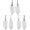 6 Pcs Absinthe Drippers Multi-Function Filters Wormwood Spoons 2
