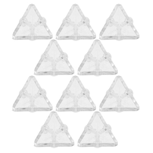 40 Pcs Acrylic Corner Braces Transparent Box Connecting Brackets 1
