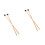2 Pairs Professional Tongue Drum Mallets Marimba Sticks 6