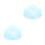 2Pcs Plastic Hamster Bathtub Bathing Basin Container Sky Blue 9