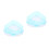 2Pcs Plastic Hamster Bathtub Bathing Basin Container Sky Blue 7