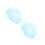 2Pcs Plastic Hamster Bathtub Bathing Basin Container Sky Blue 5