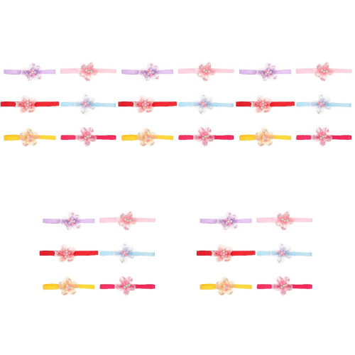 30Pièces Colliers Chat Comfortables Ornement Assorti 2