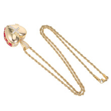 2Pcs Heart Shaped Locket Necklace For Women With Photo Compartment