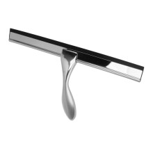 Edelstahl-Glaswasserschieber, Rutschfester Griff, Ergonomischer Dusch-Abzieher