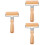 3Pcs Lightweight Wood Handle Dough Roller Pin Multi-Use Kitchen Gadget 8