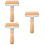 3Pcs Lightweight Wood Handle Dough Roller Pin Multi-Use Kitchen Gadget 9