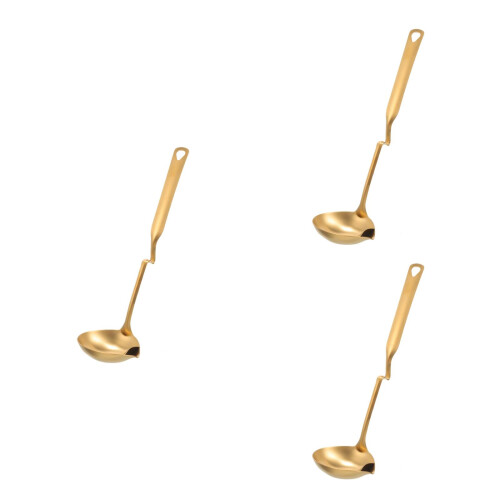 3Pcs Stainless Steel Oil Filter Spoon For Kitchen Use 1
