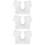 3 Pcs Breathable Vest For Women M White 8
