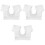 3 Pcs Breathable Vest For Women M White 3