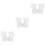 3 Pcs Breathable Vest For Women M White 5