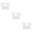 3 Pcs Breathable Vest For Women M White 9