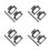48 Pcs Cabinet Hinges For Kitchen And Wardrobe Use Silent Flush Design 8
