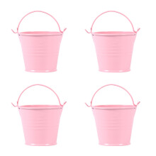 12 Pcs Iron Bucket Succulent Plant Storage For Balcony