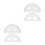 6 Pcs Clear Plastic Protractor Ruler 180 Degree For Classroom 9