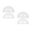 6 Pcs Clear Plastic Protractor Ruler 180 Degree For Classroom 6
