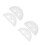 6 Pcs Clear Plastic Protractor Ruler 180 Degree For Classroom 5
