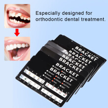 10 Stück Metall-Orthodontische Brackets & Roth 022 Haken für Zähne (3-5)