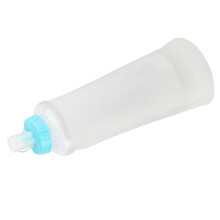 1L Transparente, zusammenklappbare TPU-Weichwasserflasche für Laufen und Wandern