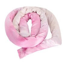 Spiral Lock Dreadlock-Haarband Pink Tie-Dye Stoff, Biegbar