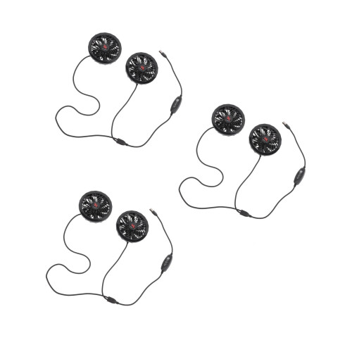 3 Sets Cool Vest With Usb Powered Adjustable Cooling Fan For Workwear 2