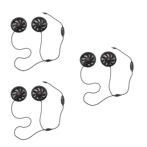 3 Sets Cool Vest With Usb Powered Adjustable Cooling Fan For Workwear 1