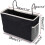 KINZON Black Hanging Storage Basket for Bed, Office, Home, School, Dorm 2