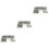 3 Sets Grease Fitting Accessories Lubricating Screw Nozzle 5